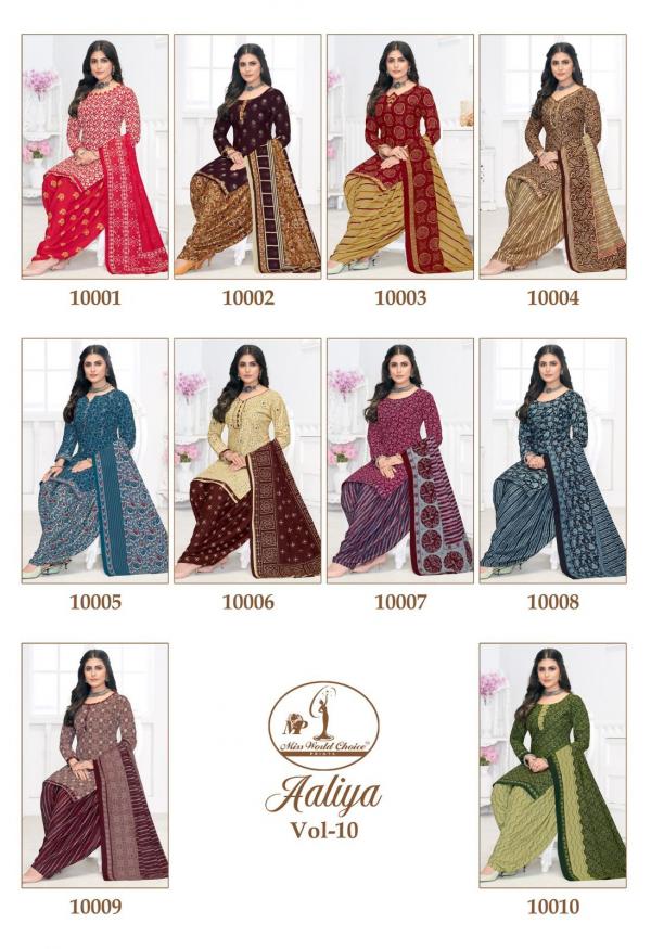 Miss World Aaliya Vol-10 – Dress Material